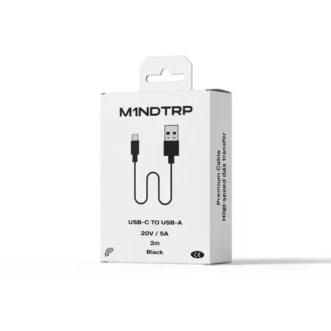 Cable carton with hang tab